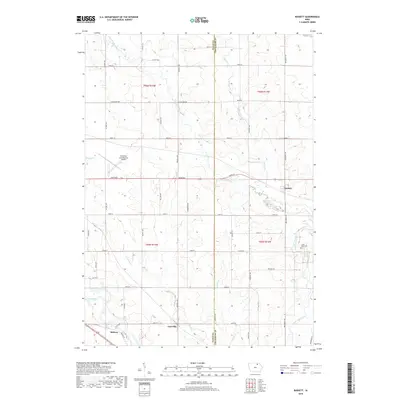 2018 Map of Bassett, 2018 Print