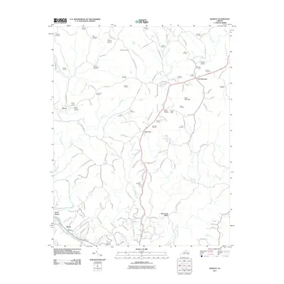 2011 Map of Bassett, 2011 Print