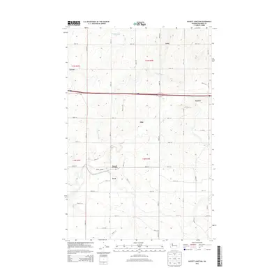 2014 Map of Bassett Junction, 2014 Print