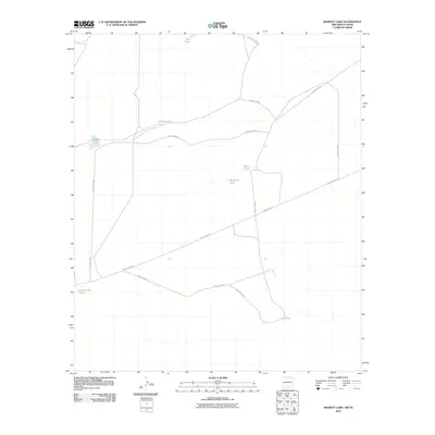 2010 Map of Bassett Lake, 2010 Print
