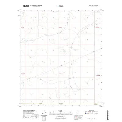2020 Map of Bassett Lake, 2020 Print