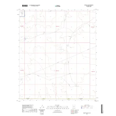 2023 Map of Bassett Lake, 2023 Print
