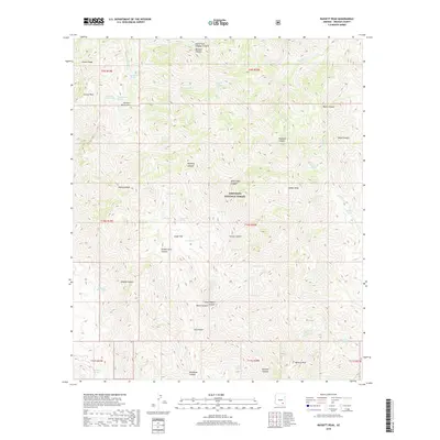 2018 Map of Bassett Peak, 2018 Print