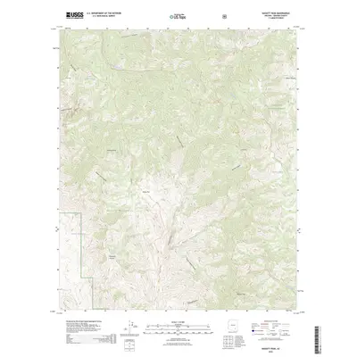 2026 Map of Bassett Peak, 2026 Print