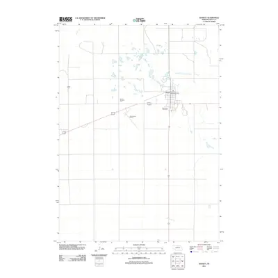2011 Map of Bassett, 2011 Print