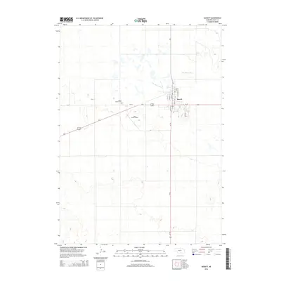 2014 Map of Bassett, 2014 Print