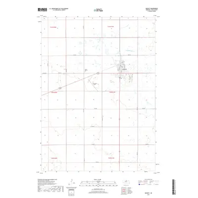 2017 Map of Bassett, 2017 Print