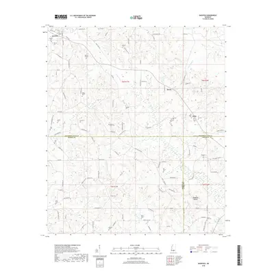 2018 Map of Bassfield, 2018 Print
