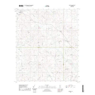 2020 Map of Bassfield, 2020 Print