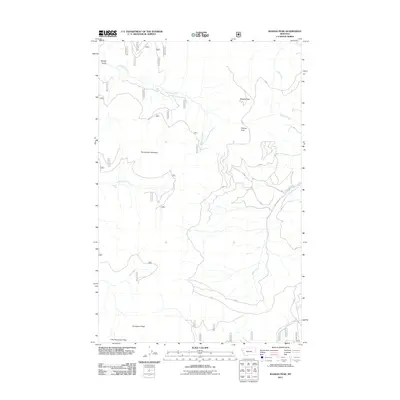 2011 Map of Bassoo Peak, 2011 Print
