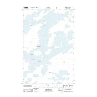 2011 Map of Basswood Lake East, 2011 Print