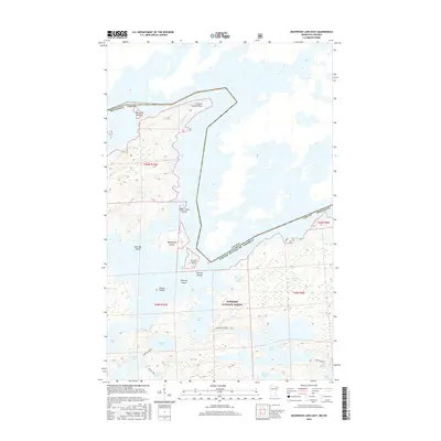 2016 Map of Basswood Lake East, 2016 Print
