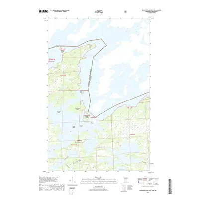 2019 Map of Basswood Lake East, 2019 Print