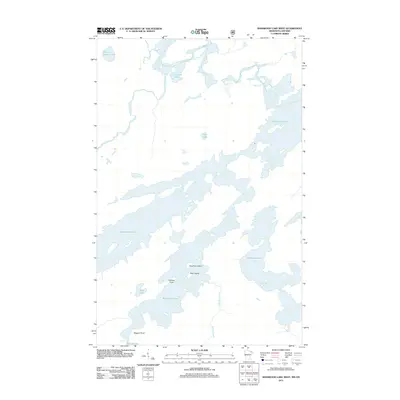 2011 Map of Basswood Lake West, 2011 Print