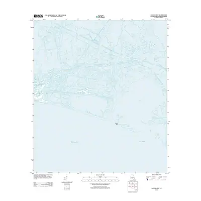 2012 Map of Bastian Bay, 2012 Print