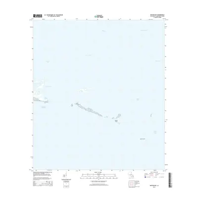 2015 Map of Bastian Bay, 2015 Print