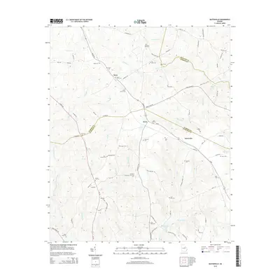 2014 Map of Bastonville, 2014 Print