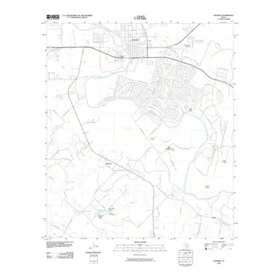 2010 Map of Bastrop, 2010 Print