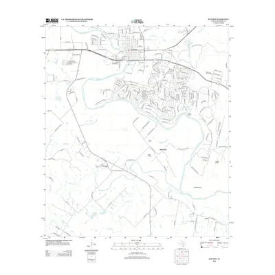 2013 Map of Bastrop, 2013 Print