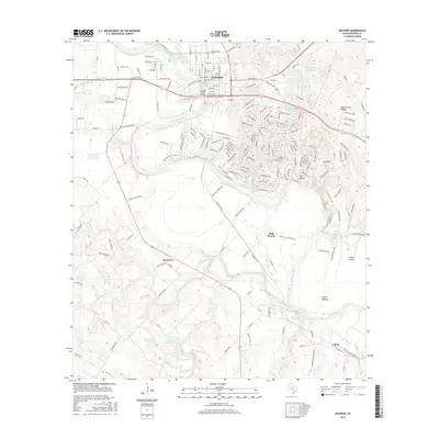 2016 Map of Bastrop, 2016 Print