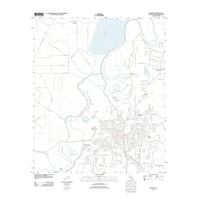 2012 Map of Bastrop, 2012 Print