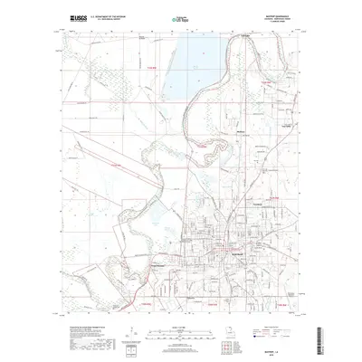 2018 Map of Bastrop, 2018 Print