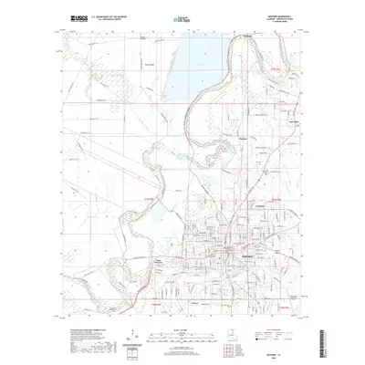 2020 Map of Bastrop, 2020 Print