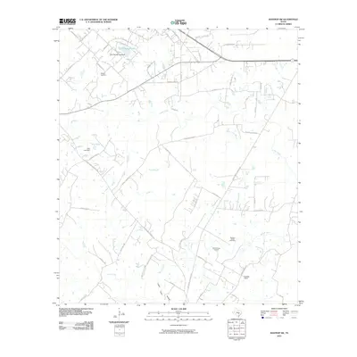 2010 Map of Bastrop SW, 2010 Print
