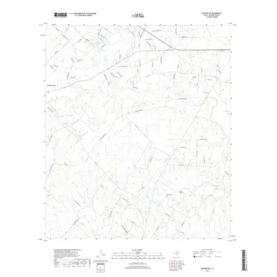 2019 Map of Bastrop SW, 2019 Print
