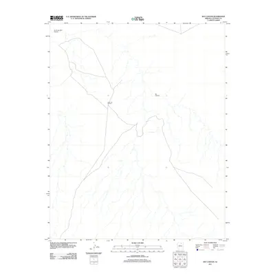 2011 Map of Bat Canyon, 2011 Print