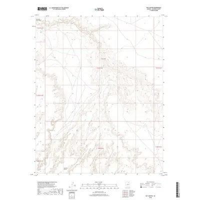 2018 Map of Bat Canyon, 2018 Print
