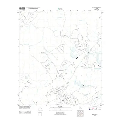 2013 Map of Bat Cave, 2013 Print