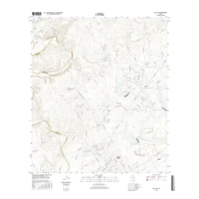 2016 Map of Bat Cave, 2016 Print