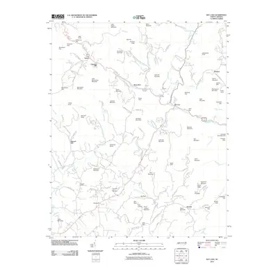 2010 Map of Bat Cave, 2010 Print