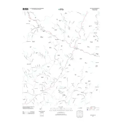 2013 Map of Bat Cave, 2013 Print