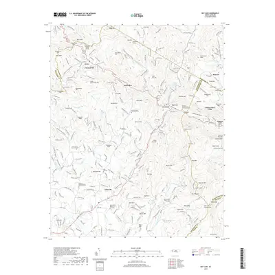 2019 Map of Bat Cave, 2019 Print
