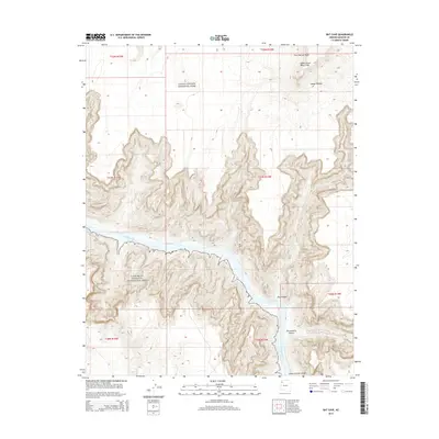 2014 Map of Bat Cave, 2014 Print