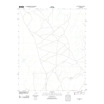 2011 Map of Bat Spring, 2011 Print