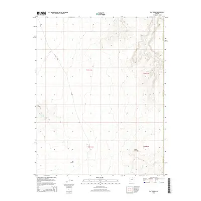 2014 Map of Bat Spring, 2014 Print