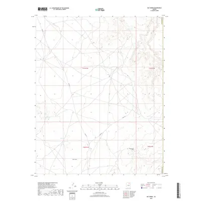 2018 Map of Bat Spring, 2018 Print