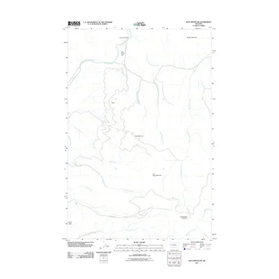2011 Map of Bata Mountain, 2011 Print