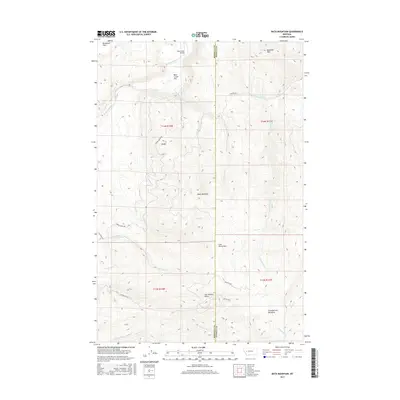 2017 Map of Bata Mountain, 2017 Print