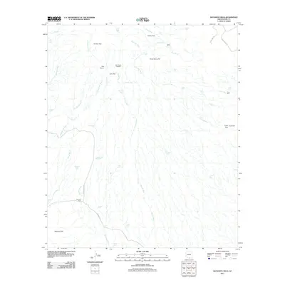 2011 Map of Batamote Hills, 2011 Print
