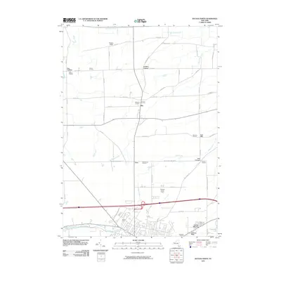2010 Map of Batavia North, 2010 Print