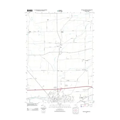 2013 Map of Batavia North, 2013 Print