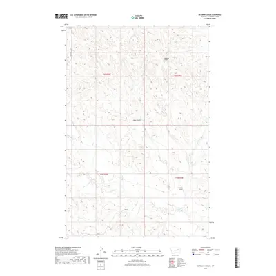 2020 Map of Bateman Coulee, 2020 Print