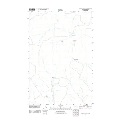 2011 Map of Bateman Coulee NE, 2011 Print
