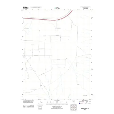 2012 Map of Bateman Spring, 2012 Print