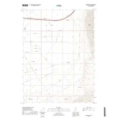 2018 Map of Bateman Spring, 2018 Print
