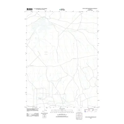 2012 Map of Bates Creek Reservoir, 2012 Print
